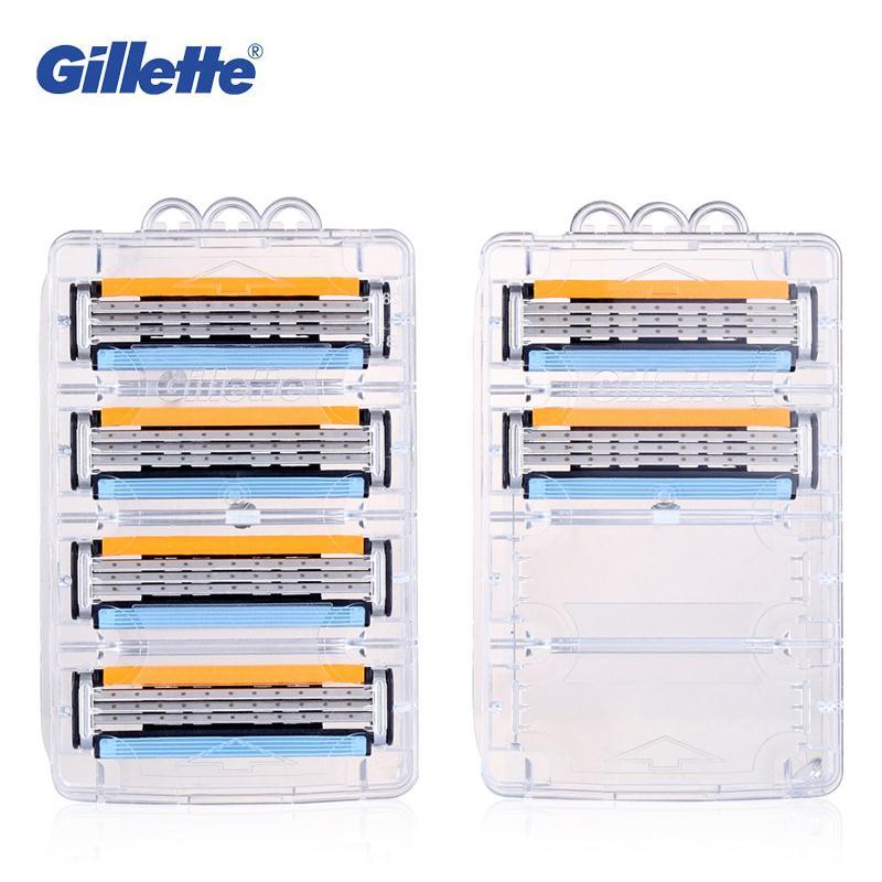 Gillette Vector 3 Shaving Razor Blades Brand Three Layer Shave Shaver Shaving Blades 4pcs Safety