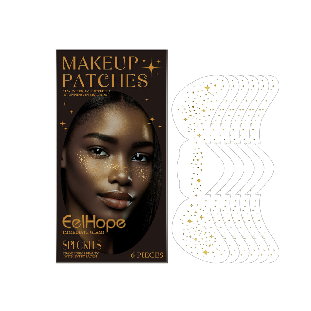 Eelhope Party Freckle Tattoo Stickers Create Natural Freckle Makeup Makeup Stickers With Glitter Spot Tattoos