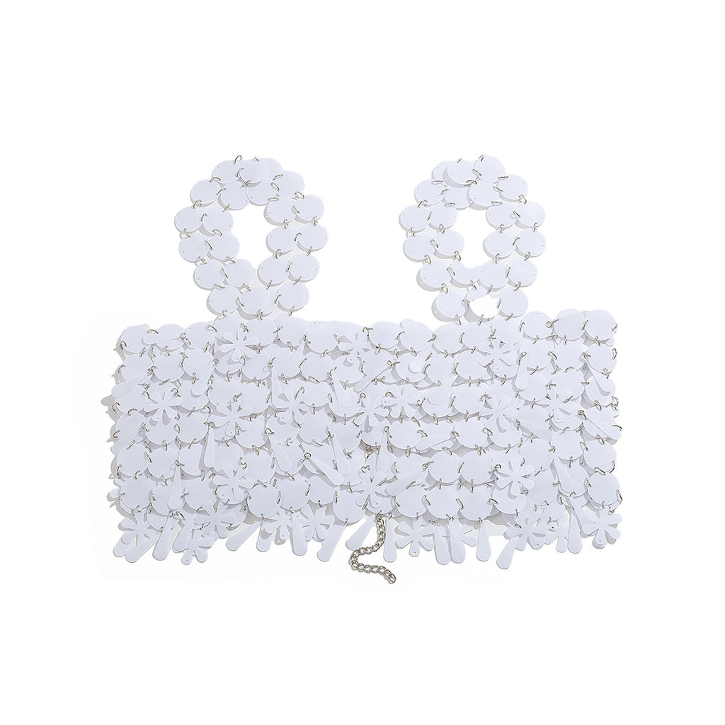 Cyberpunk nightclub style sexy slim fit backpack skirt Body Chain